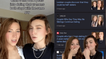 TikTok couple could be related